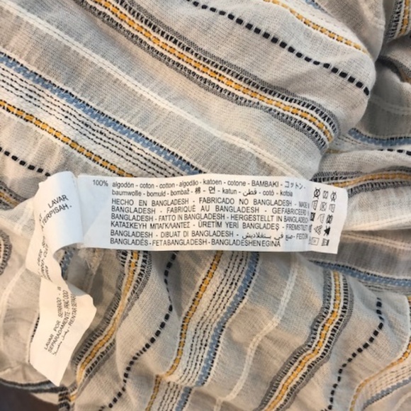 Zara Stripped Strappy Dress sz M - Spring 2019 - Picture 8 of 8